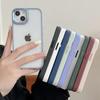 Applicable Apple iPhone 17ProMax Solid Color Case for iPhone 16, 15, 14 - Metal, Transparent, Recessed, Anti-Fall, Women's.