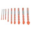 9Pcs Masonry Drill Bits Set Cemented Carbide Industrial Strength Carbide Tip for Wood Ceramic Tile