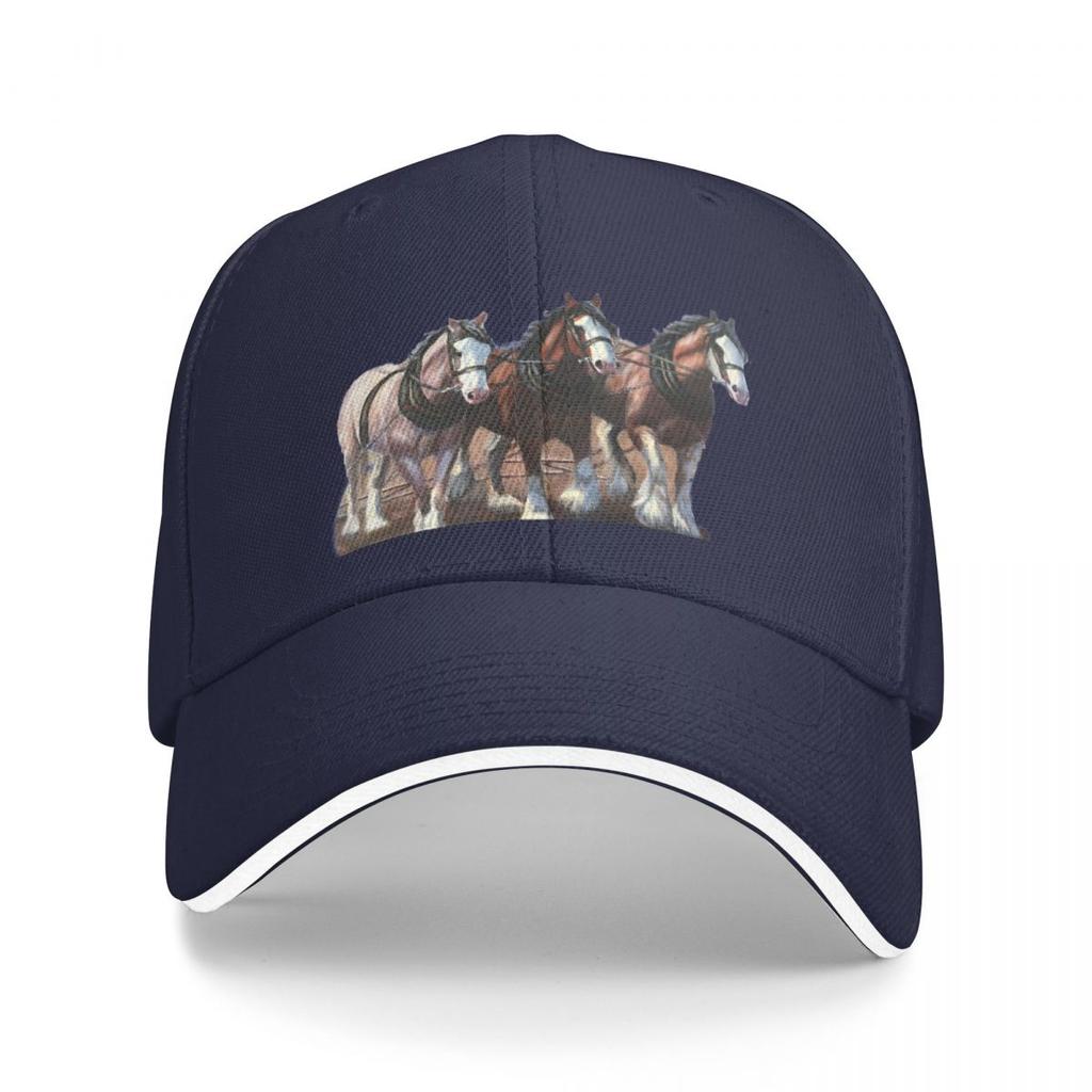 Clydesdale Horses Baseball Cap Uv Protection Solar Hat Golf Fluffy Hat Fishing Hat Boy Cap Women's