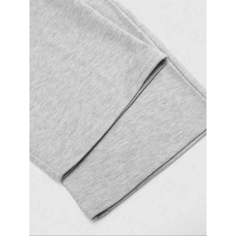 Men's Autumn and Winter Sports Shirt Set, Classic Letter Pattern Print, Drawstring Hooded Sports Shirt and Drawstring Casual Sports Pants