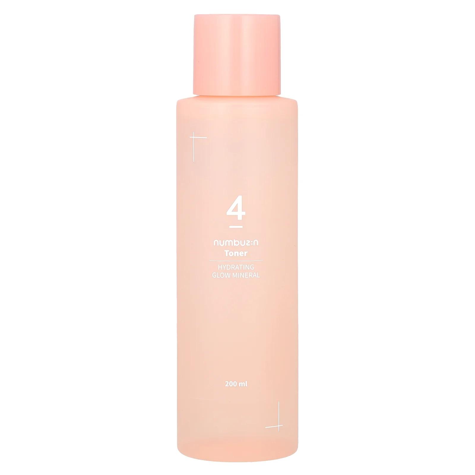 

NUMBUZIN No.4 Hydrating Glow Mineral Toner, Moisturizing, KBeauty, Korean Cosmetics, зразок