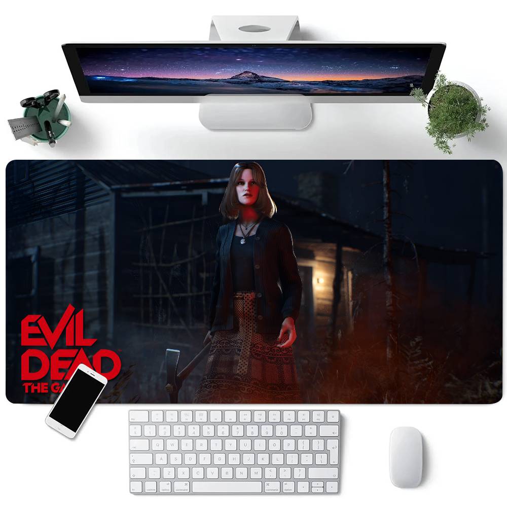 

Horror Movies The Evil Dead Mousepad Large Keyboard Desk Mat Gaming Mouse Pad LockEdge Non-slip Mat LE600x300x2mm