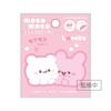 Tees Factory Sumoppi Pyonchi Fluffy Embroidered Lovey's Sticker, Pink, LV-5546523PK
