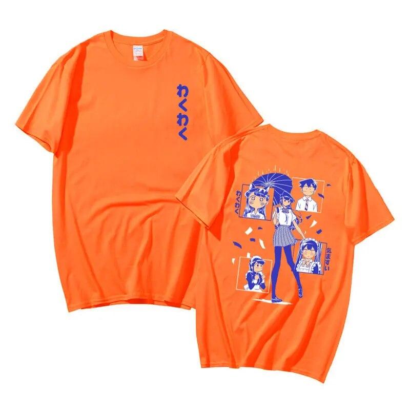 Anime Komi Shouko Komi-san Wa,Comyushou Desu trička Unisexga Komi Can't Communicate Tričko Unisex Dámské Unisexga Roztomilé tričko Kawaii