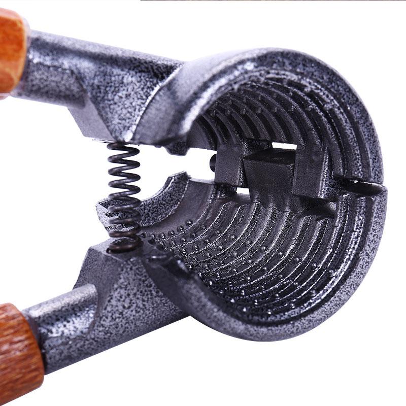 Otvírák na skořápky pro domácnost, sušené ovoce, stříhání vlašských ořechů, kleště na ořechy ze slitiny zinku, nástroje na loupání vlašských ořechů, spony na ořechy trychtýřového typu