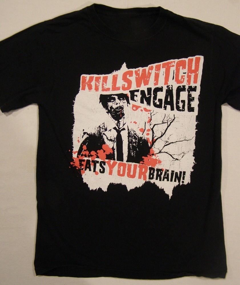 Killswitch Engage Eats Your Brain Concert Tour T-Shirt All Sizes BO1245 Unisex T-Shirt S