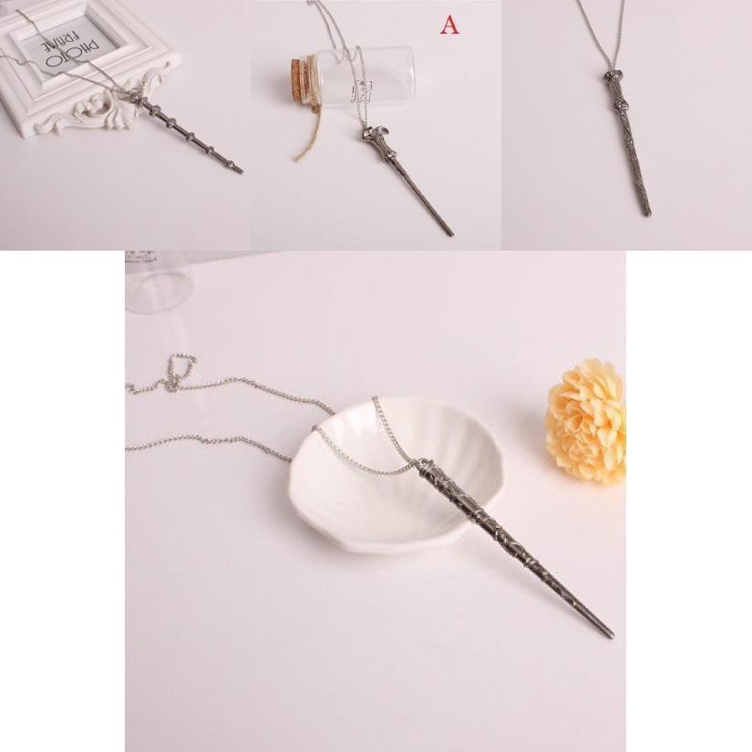 Magic Wand Pendant Necklace For Men And Women Stunning Alloy Fashion Jewelry