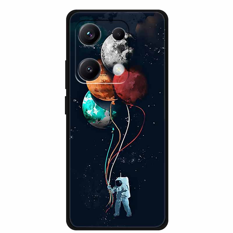 For Xiaomi Redmi Note 14S Case 2025 Soft Black TPU Phone Case Redmi Note 14S Silicone Back Cover For Redmi Note 14S 14 S Fundas