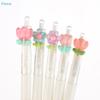 Cute 3D Flower Decor Gel Pens - Retractable Ballpoint Pens for School Office, Aesthetic Stationery Supplies