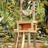 Cat Scratching Post Tree Tall Cat Tower With Top Perch Clear Hammock Cat Condo Pet Activity Tree Modern Cat Tower For Sleeping