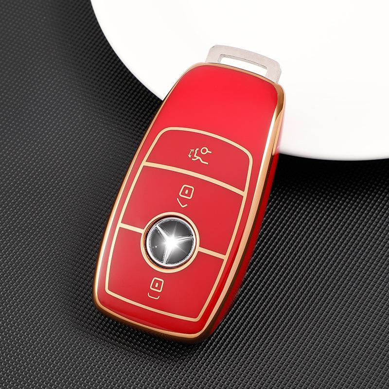 Mercedes-Benz Key Cover Is Suitable for The New E-class E200/E300L/C-class C260L Car Keycase Chain