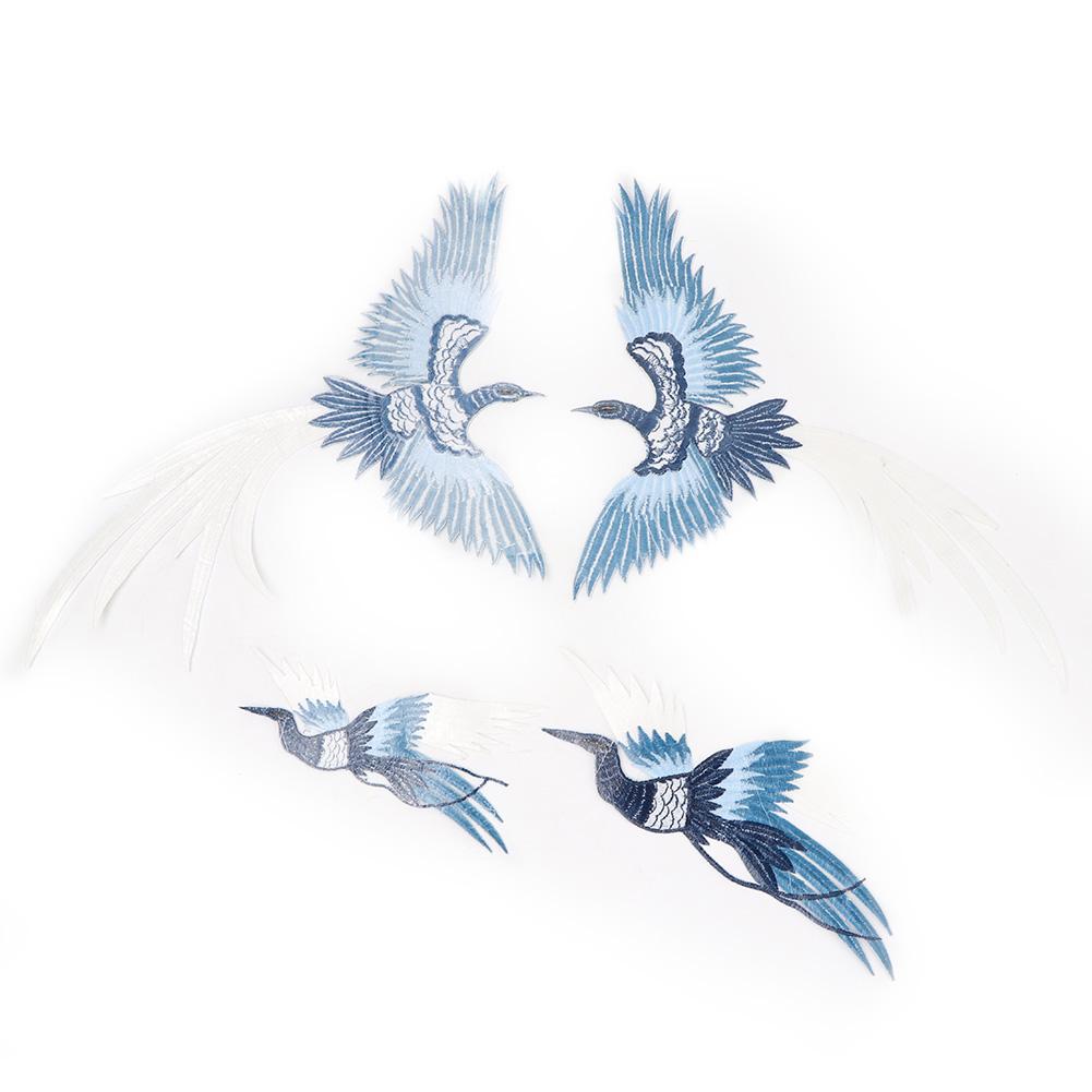 Phoenix Bird Embroidered Patch, Decoration for Clothes with Cute Trinkets, Jns, Bags, Hats and Jackets with Unique Craft Accessories, Cover Flaws, 4