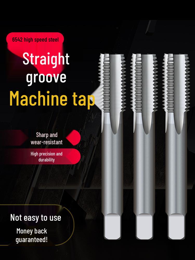 Fine Thread Pipe Tap Drill Bit for Straight Flute Machine, Sizes: M22, M30, M27, M27×1.5. M18