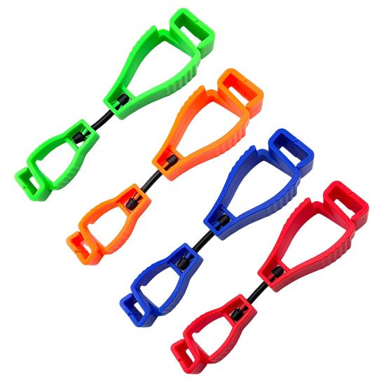 4Pcs Plastic Glove Clip Heavy Duty Outdoor Construction Work Glove Holder Multifunction Camping Hiking Glove Towel Hat Clamp Hanger Keeper Grabber