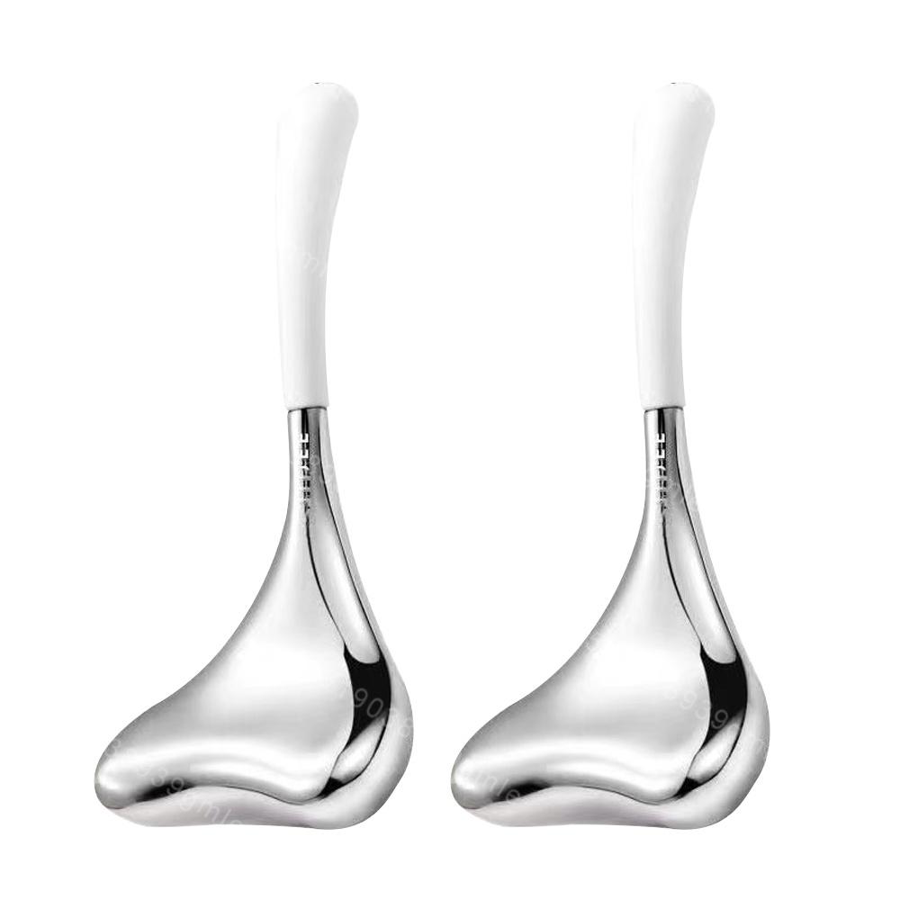 Ice Globes Spoon Facial Massage Stainless Steel Ice Wave Massage Ball Face Beauty Cryo Sticks Cooling Spa Skin Massage Tools