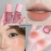 Velvet Mist Lipstick Multi-Purpose Cream Low Saturation Cinnamon Tea Color Nude Smoke Pink Student Natural Look Lip and Cheek Dual-Use Blush Lip Gloss