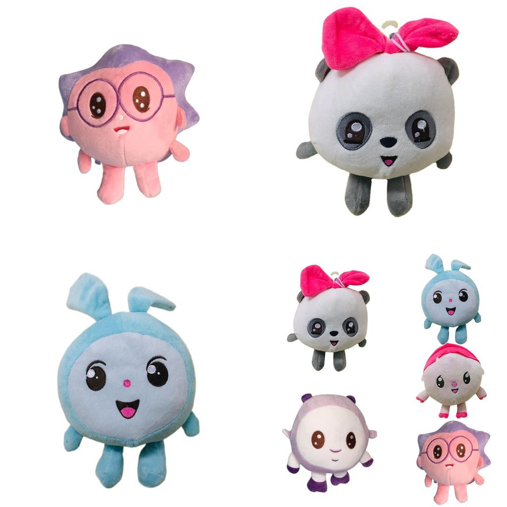 Super Cute Kikoriki Happy Ball Rabbit Pig Sheep Hedgehog Panda Plush Toys