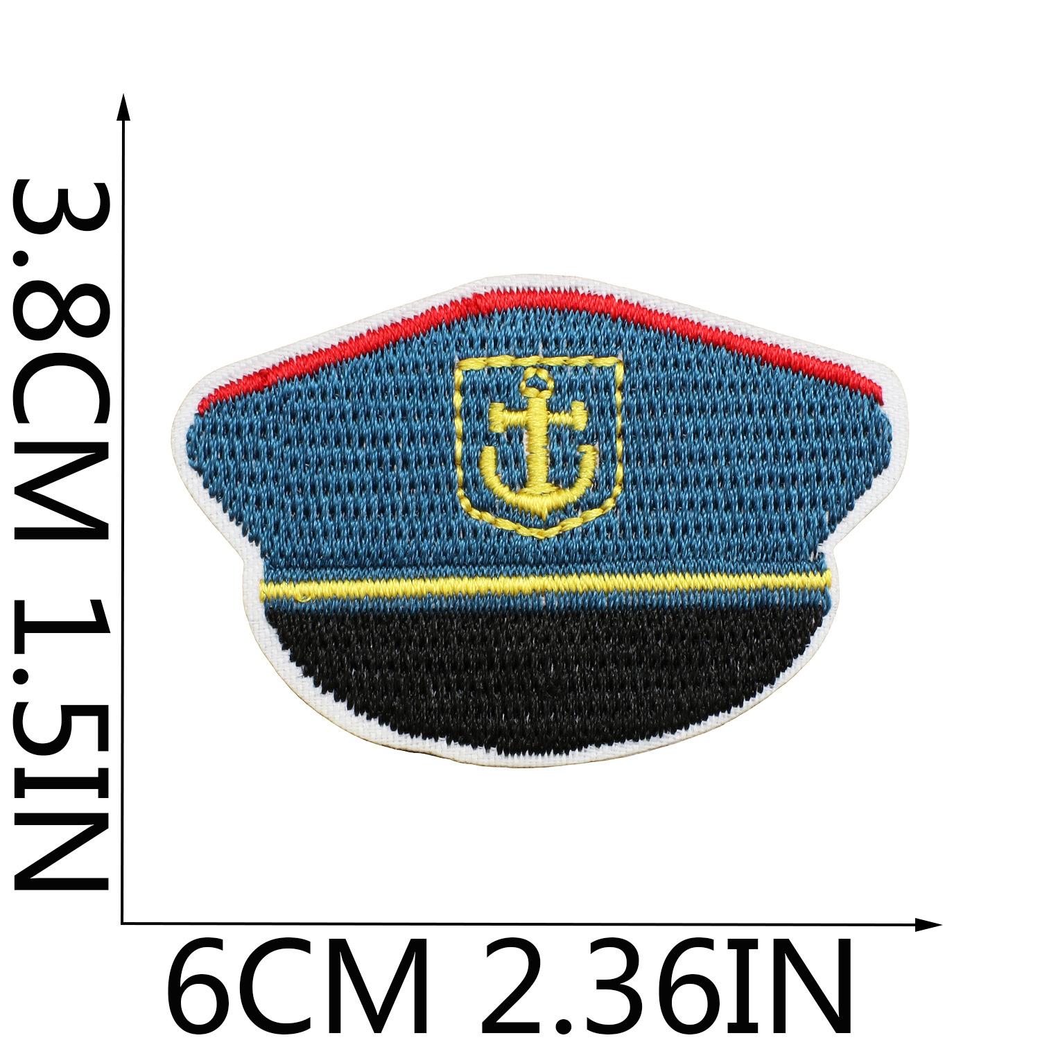 

Luxury Cruise Embroidery Cloth Sticker Sea Trip Patch Sticker Blue Whale Computer Embroidery Chapter Seagull Decoration Chapter Zai Ironing no. 13_3 pieces