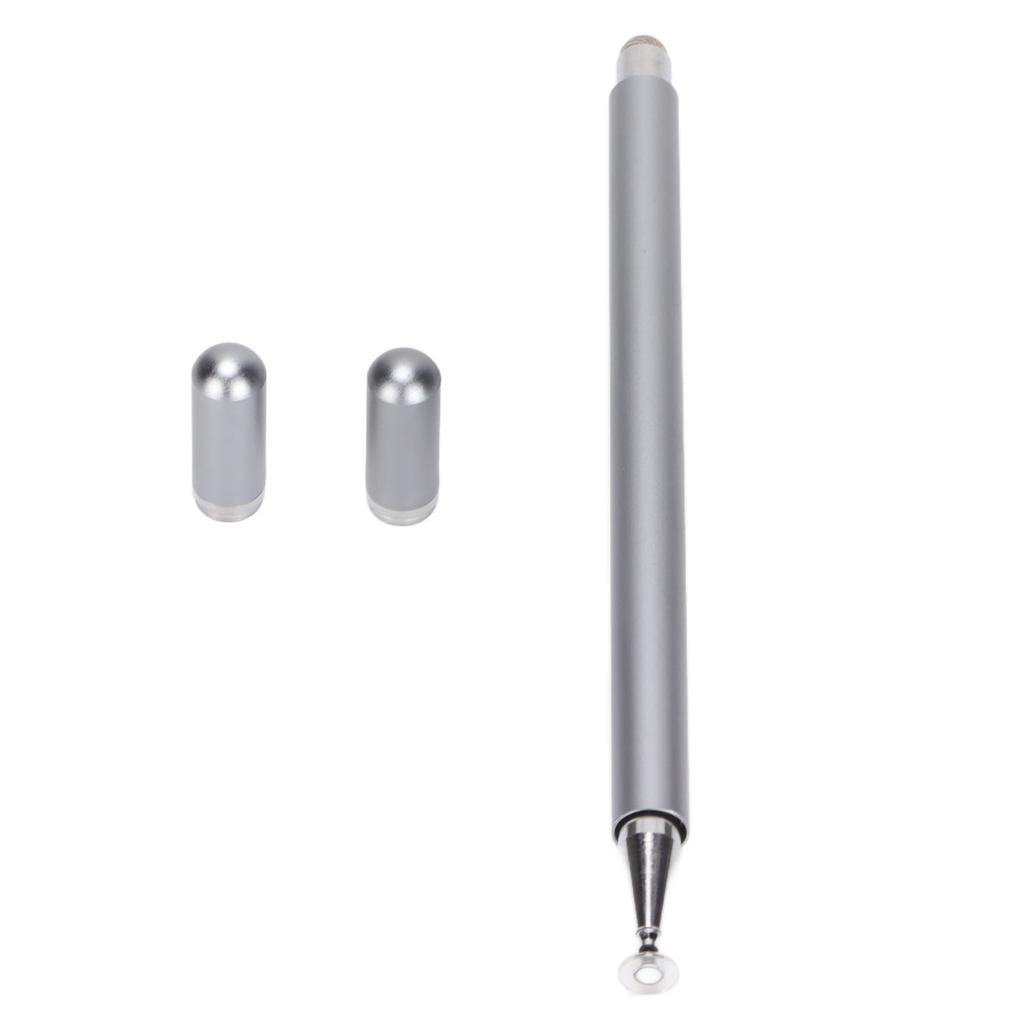 Stylus Pens 2 In 1 Accurate Control Aluminium Alloy High Durability Smart Touch PenGrey