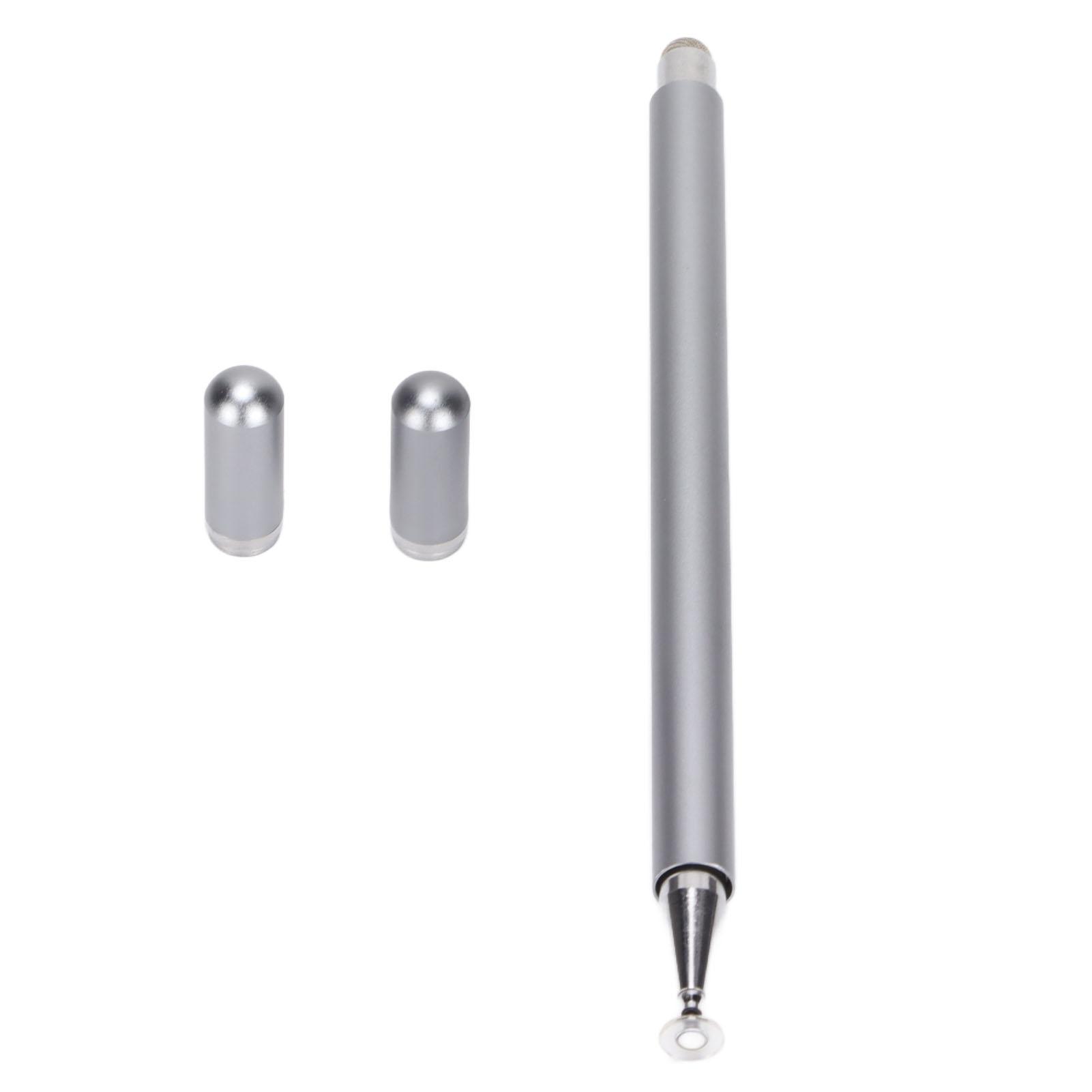 

Stylus Pens 2 in 1 Accurate Control Aluminium Alloy High Durability Smart Touch PenGrey серый