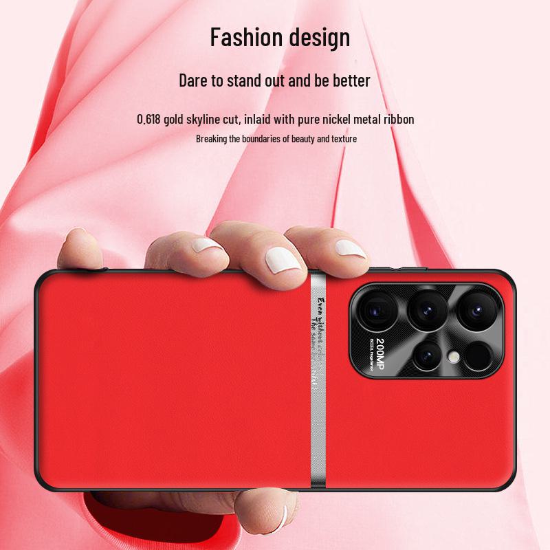 Samsung S23 Ultra Liquid Leather Case: Anti-Fall, Anti-Fouling Protective Cover, Single Piece Shipments