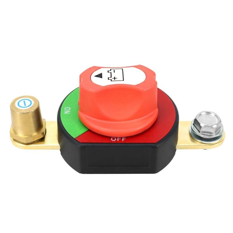 High Conductivity Brass Battery Disconnect Switches For Car Campers Easy Installation Top Post Battery Isolator Switches