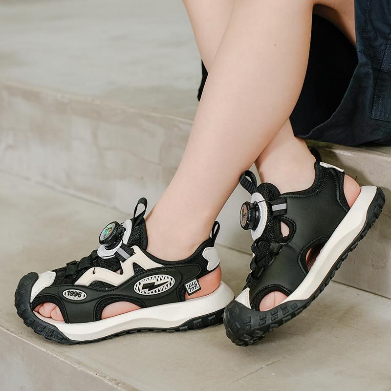 29-39 Children's Summer Anti Slip Wear Resistant Breathable Fashionable Baotou Sandals Beach Shoes