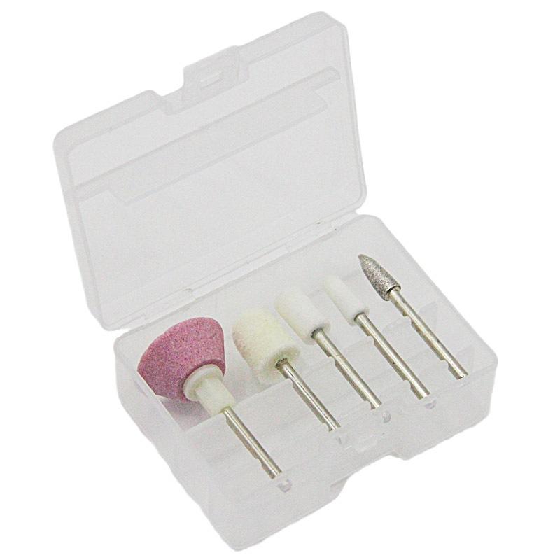 5 Stück/Set Griff Nagellackierkopf Nagelmaschine Passender Schleifkopf