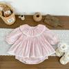 Baby Girl Floral Cotton Romper Dress