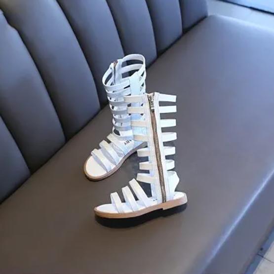 WTEMPO Spring Girls' Sandals 2026 New Fashionable Children's Summer Little Girls Korean Edition Roman Shoes Trendy Big Children's Princess