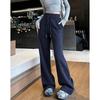 Demana Women's Breathable Cotton High-Waist Flare Pants