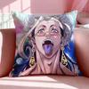 Anime R-Record Of Ragnarok Cushion Cover Breathable Linen Pillowcase Summer Odorless Eco-Friendly Invisible Zipper Washable