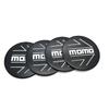 4 Pièces 56mm Emblème MOMO Cache-moyeu de Roue de Voiture Autocollants