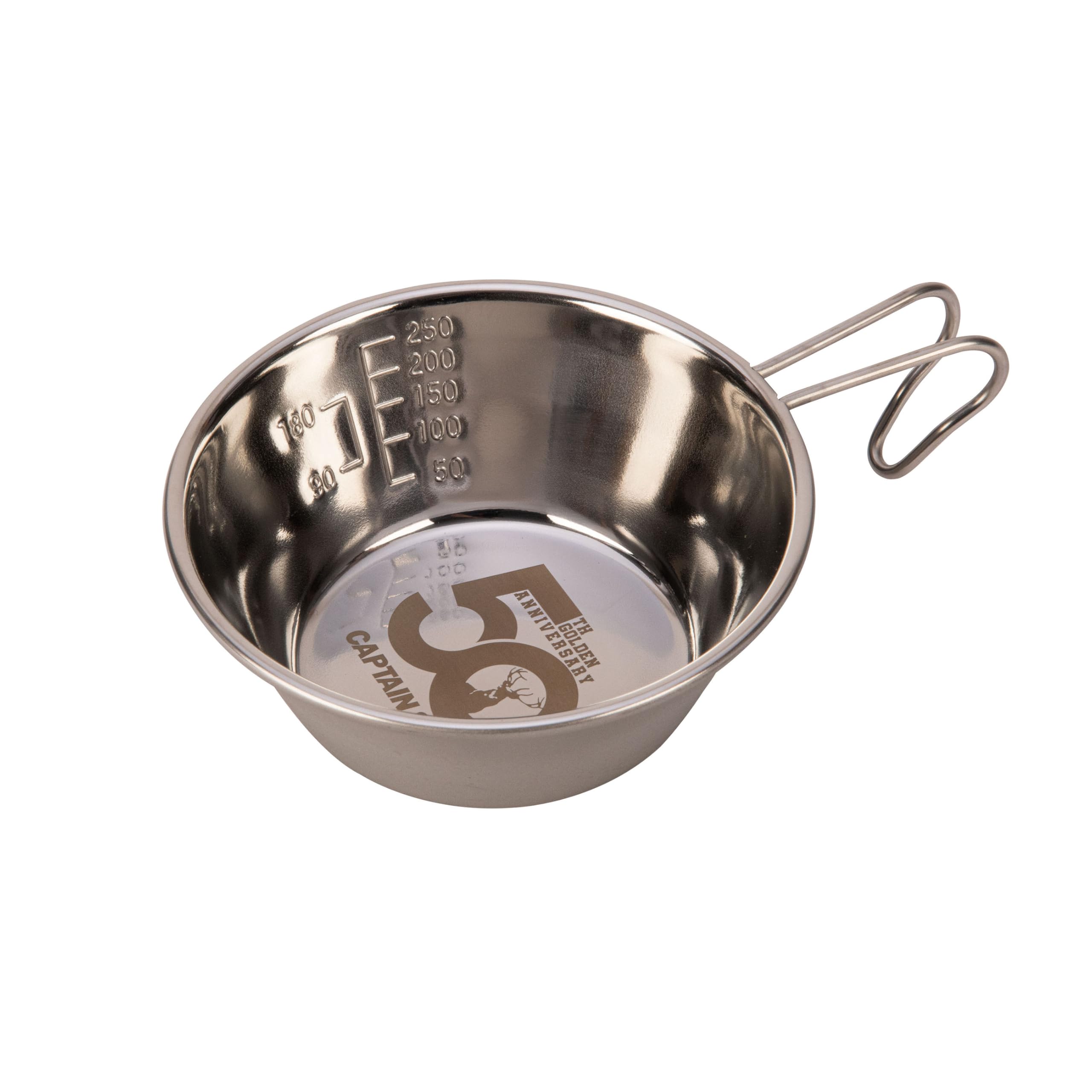 

CAPTAIN STAG Юбилейная Лимитированная Нержавеющая Сталь Кружка-Сиерра 320 мл Логотип 50TH Сделано в Японии CSG [50-е Издание] (Цубаме-Санджо) УХ-82