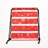 Fashion Christmas Drawstring Gift Bags Santa Claus Big Backpack Kids New Year Banquet Gifts