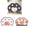Cartoon Cat Paw Bath Mat With Waterabsorbing Silicone Fabric For Bathroom And Toilet Entrance