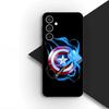 Phone Cover for Samsung Galaxy S25 S24 S23 FE Ultra Plus S7 Edge S25+ S23+ A56 5G Casing Soft Case Captain America Shield Marvel