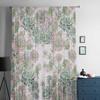 Summer Watercolor Tropical Plants Voile Sheer Curtains Living Room Window Tulle Curtain Kitchen Bedroom Drapes Home Decor