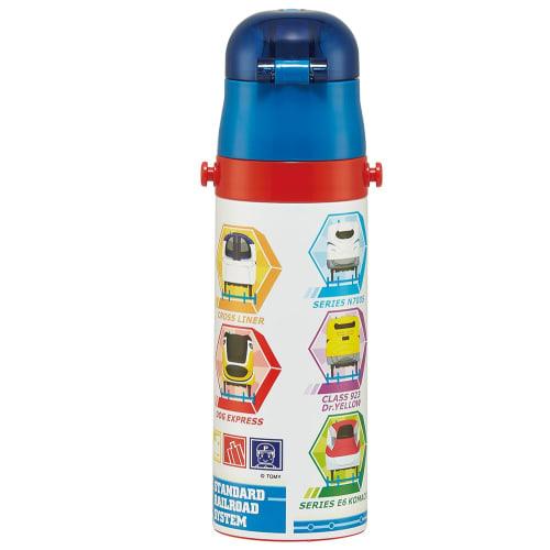 Skater Children's Stainless Steel Water Bottle Direct Drinking 470ml Plarail 24 Child-Friendly Lightweight Type Cold Storage Boys Waterbottle Sports B