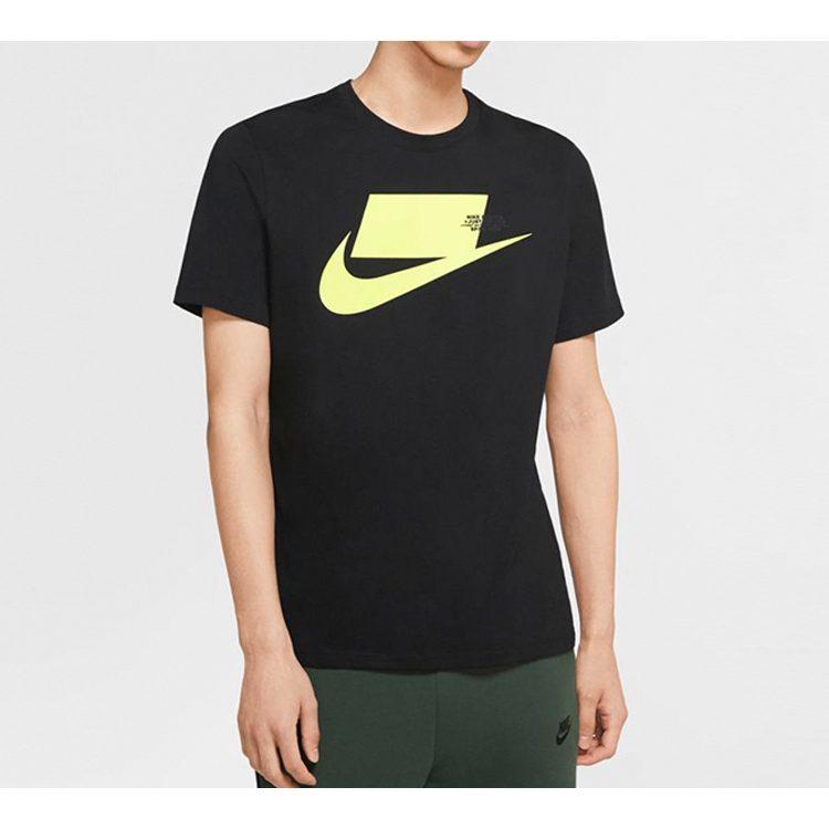 Nike T Shirt Men's Black Yellow CK2227-013