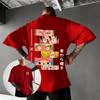 One Piece Anime Strohhut-Crew Grafik T-Shirt Herren Damen Baumwolle Kurzarm Oberteile 2026 Sommer Oversized Lässig Streetwear Y2k