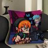F-Friday Night Funkin Lucky Dragon Pillow Cover Sofa Cushion Cover Home Room Decoration Children Gift