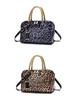 2025 Leopard Print Versatile Handbag: White & Khaki Crossbody Shoulder Bag for Women