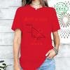 Summer New Women's T-shirt Casual Loose Short Sleeved Shirts Funny Math Is Easy Printed T-Shirts for Women Tee Tshirt Clothing