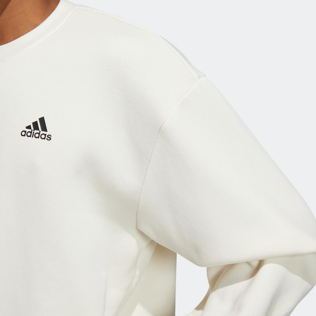 New Adidas LABEL Sweatshirt Unisex White IB2713