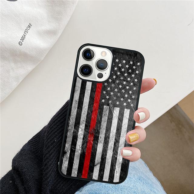 Fireman Firefighter Phone Case For iPhone 17 Air 15 16 Cover 11 13 14 Pro Max 12 Plus Max Fundas