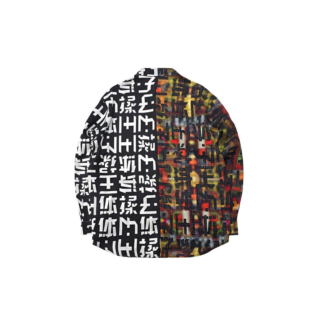 Li Ning Paris Fashion Week Loose Casual Shirt Men Shirts Multicolor ASHP003-5