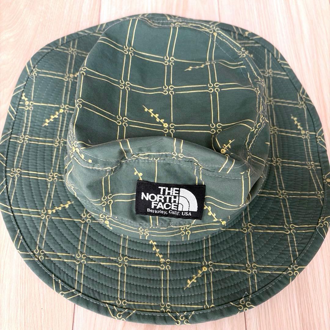 Used THE NORTH FACE outdoor hat green