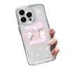 Cute Rabbit Party Applicable iPhone17 Space Phone Case Apple 14Pro Soft Case 16 Transparent 15 All Inclusive