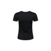 Nike Pro Mesh Dri-Fit Slim-Fit Breathable Quick-Dry Training Short-Sleeve T-Shirt Women Tops Black AO9952-010